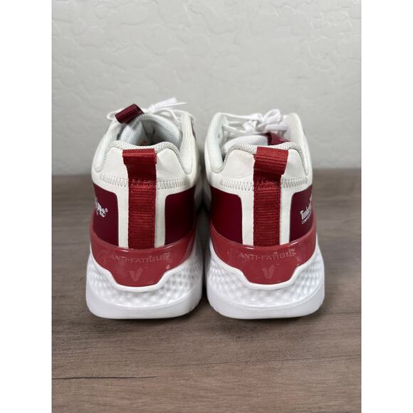 Timberland Pro Setra Athletic Work Sneaker in Cream/Cranberry Women's 8 B - Picture 6 of 8